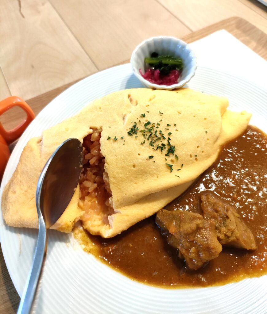 ブリリアントカフェオムカレーアップ